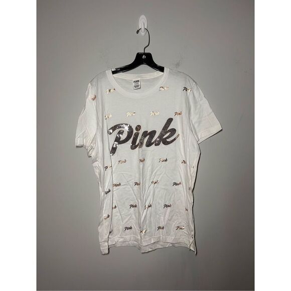 Pink tee shirt size large C16-15 - Picture 1 of 3